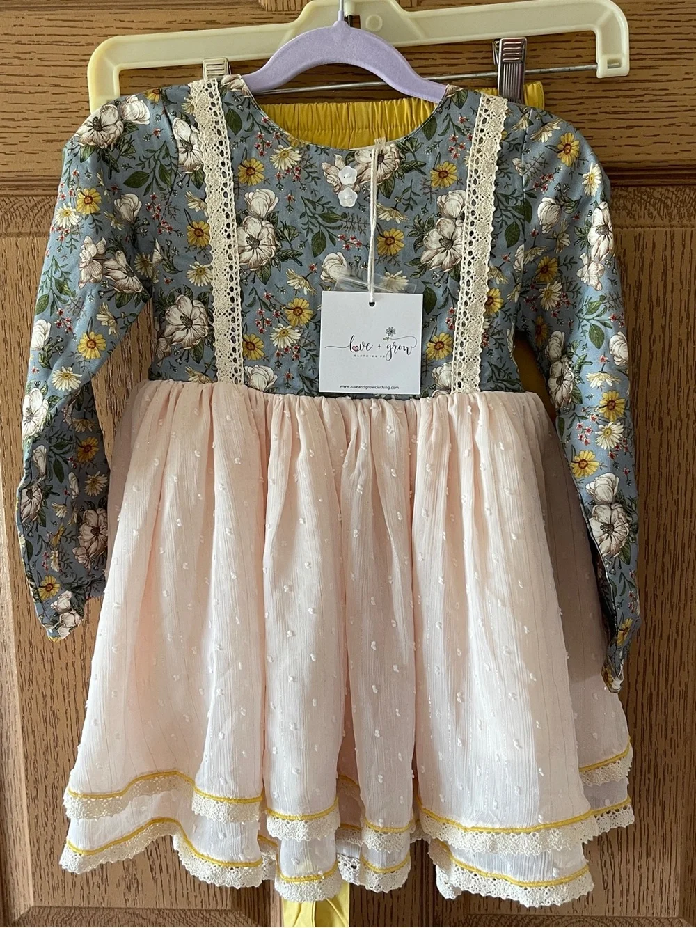 Love and Grow Clothing Dusty Blue Emery